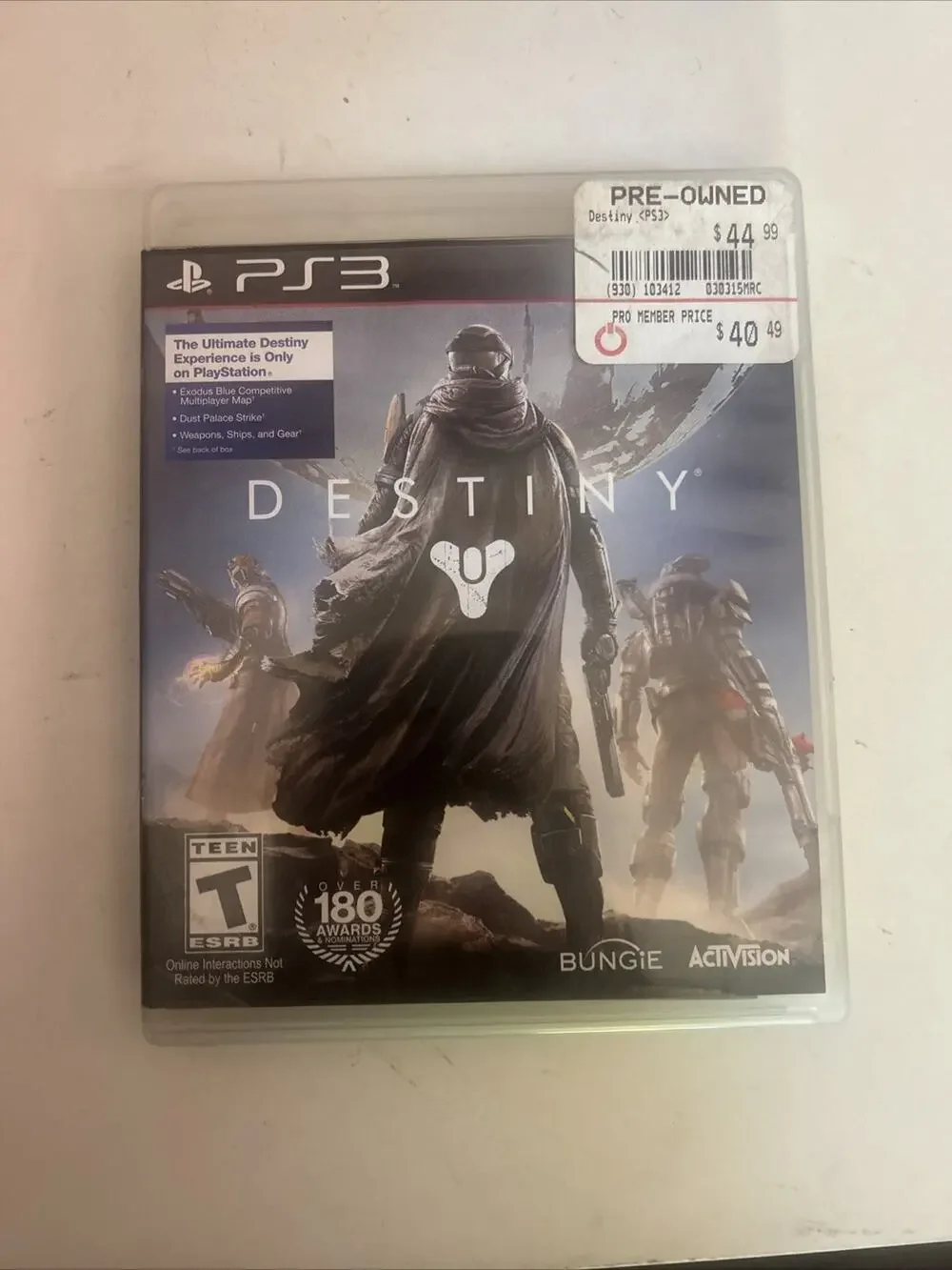 Destiny PS3 (Sony PlayStation 3, 2014)